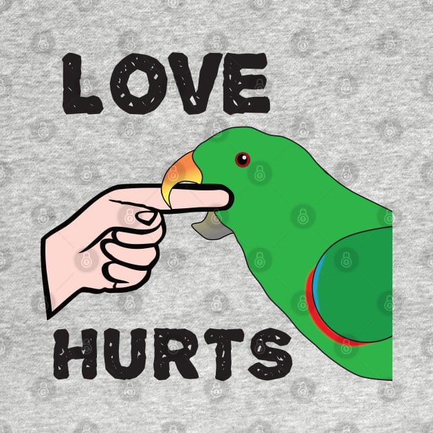 Love Hurts - Eclectus Parrot Male by Einstein Parrot